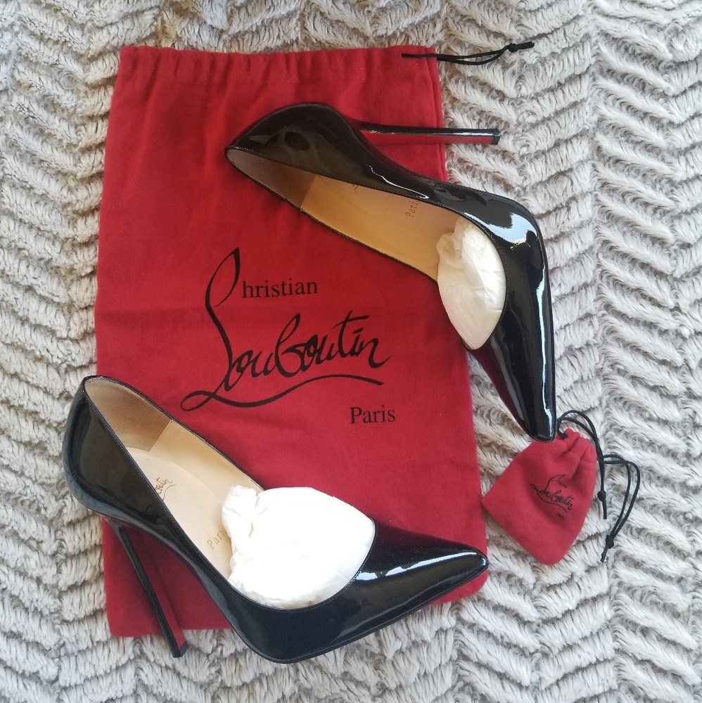 Christian Louboutin Pigalle Patent Black